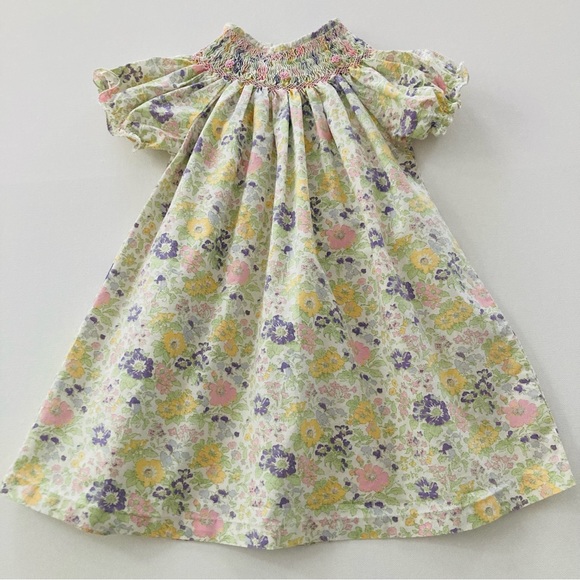 Lands' End Dresses Lands End Baby Girl 24 Months Floral Smocked